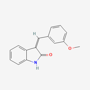 molecular formula C16H13NO2 B2453797 3-(3-Methoxybenzylidene)-1,3-dihydro-2H-indol-2-one CAS No. 391613-87-9