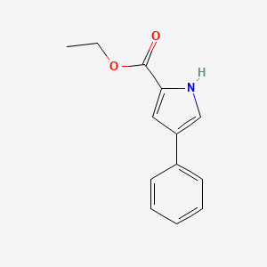 Ethyl 4-phenyl-1H-pyrrole-2-carboxylate