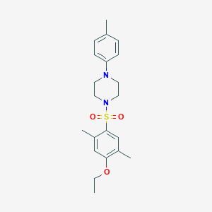 1-(4-Ethoxy-2,5-dimethylbenzenesulfonyl)-4-(4-methylphenyl)piperazine