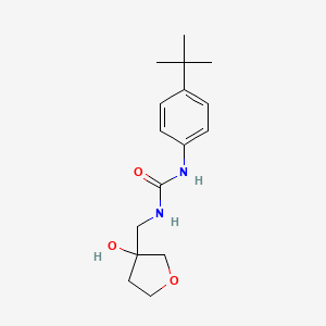 1-(4-(Tert-butyl)phenyl)-3-((3-hydroxytetrahydrofuran-3-yl)methyl)urea