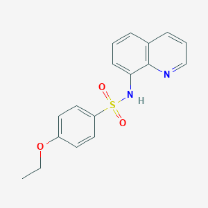 molecular formula C17H16N2O3S B245384 4-ethoxy-N-(8-quinolinyl)benzenesulfonamide 