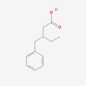 molecular formula C12H16O2 B2453990 3-Benzylpentanoic acid CAS No. 35237-29-7