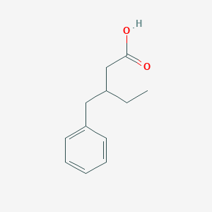 molecular formula C12H16O2 B2453990 3-苄基戊酸 CAS No. 35237-29-7