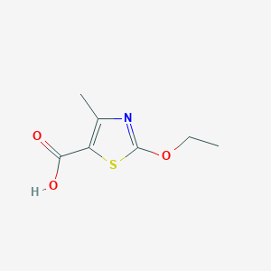 molecular formula C7H9NO3S B2454013 2-Ethoxy-4-methyl-1,3-thiazole-5-carboxylic acid CAS No. 1285588-73-9