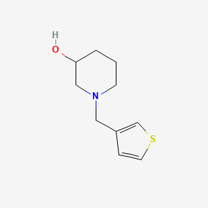molecular formula C10H15NOS B2454062 1-(噻吩-3-基甲基)哌啶-3-醇 CAS No. 331976-44-4