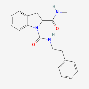 N2-methyl-N1-phenethylindoline-1,2-dicarboxamide