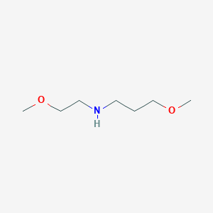molecular formula C7H17NO2 B2454128 (2-Methoxyethyl)(3-methoxypropyl)amine CAS No. 171274-03-6