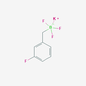 molecular formula C7H6BF4K B2454155 三氟化硼钾（3-氟苄基） CAS No. 2126821-95-0