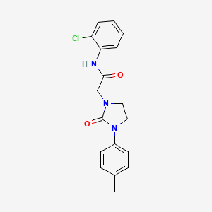 N-(2-chlorophenyl)-2-[3-(4-methylphenyl)-2-oxoimidazolidin-1-yl]acetamide