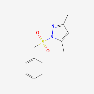 molecular formula C12H14N2O2S B2454242 1-Benzylsulfonyl-3,5-dimethylpyrazole CAS No. 13658-76-9