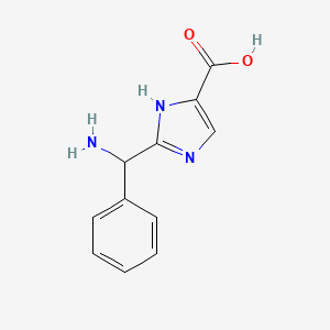 2-[amino(phenyl)methyl]-1H-imidazole-5-carboxylic acid
