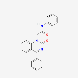 N-(2,5-dimethylphenyl)-2-(2-oxo-4-phenyl-1,2-dihydroquinazolin-1-yl)acetamide