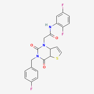 N-(2,5-difluorophenyl)-2-{3-[(4-fluorophenyl)methyl]-2,4-dioxo-1H,2H,3H,4H-thieno[3,2-d]pyrimidin-1-yl}acetamide