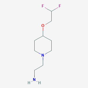 2-[4-(2,2-Difluoroethoxy)piperidin-1-yl]ethanamine