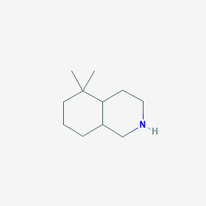 molecular formula C11H21N B2454405 5,5-Dimethyl-decahydroisoquinoline CAS No. 1820604-49-6