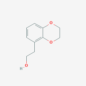 molecular formula C10H12O3 B2454428 2-(2,3-Dihydro-1,4-benzodioxin-5-yl)ethanol CAS No. 274910-22-4