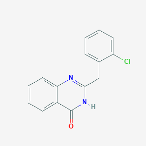 molecular formula C15H11ClN2O B2454432 2-(2-氯苄基)-4(3H)-喹唑啉酮 CAS No. 158350-13-1