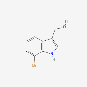 molecular formula C9H8BrNO B2454437 (7-Bromo-1H-indol-3-YL)methanol CAS No. 1158402-48-2