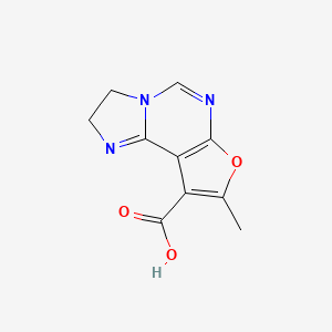 molecular formula C10H10ClN3O3 B2454493 8-Methyl-2,3-dihydrofuro[3,2-e]imidazo[1,2-c]pyrimidine-9-carboxylic acid CAS No. 1092969-14-6