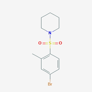 1-((4-Bromo-2-methylphenyl)sulfonyl)piperidine