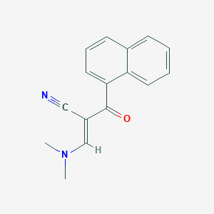 molecular formula C16H14N2O B2454534 2-(1-Naphthoyl)-3-(dimethylamino)acrylonitrile CAS No. 52200-20-1