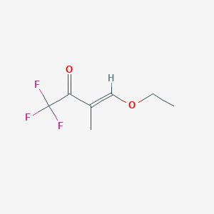 molecular formula C7H9F3O2 B2454560 1,1,1-三氟-4-乙氧基-3-甲基-3-丁烯-2-酮 CAS No. 153085-12-2