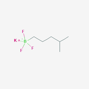 molecular formula C6H13BF3K B2454635 Potassium;trifluoro(4-methylpentyl)boranuide CAS No. 2409048-01-5
