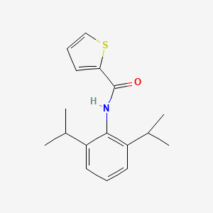 molecular formula C17H21NOS B2454673 N-(2,6-diisopropylphenyl)thiophene-2-carboxamide CAS No. 303117-44-4