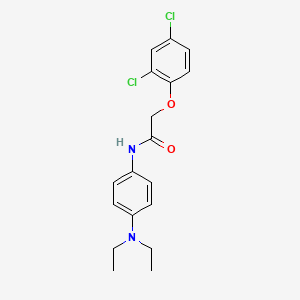 molecular formula C18H20Cl2N2O2 B2454676 2-(2,4-dichlorophenoxy)-N-[4-(diethylamino)phenyl]acetamide CAS No. 301225-49-0