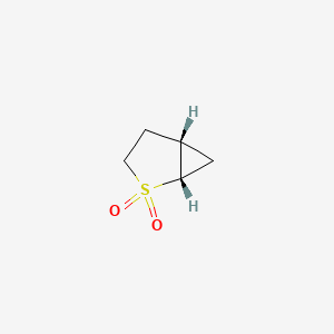 molecular formula C5H8O2S B2454694 (1S,5R)-2lambda6-Thiabicyclo[3.1.0]hexane 2,2-dioxide CAS No. 2089245-98-5
