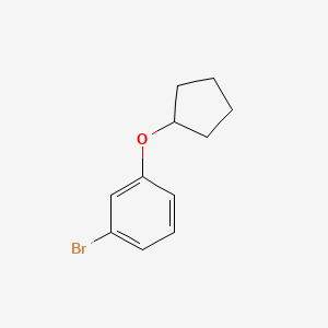 molecular formula C11H13BrO B2454775 1-Bromo-3-(cyclopentyloxy)benzene CAS No. 192870-98-7