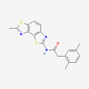 2-(2,5-dimethylphenyl)-N-(7-methylbenzo[1,2-d:3,4-d']bis(thiazole)-2-yl)acetamide