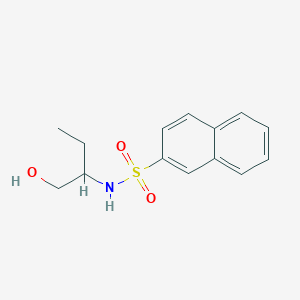 molecular formula C14H17NO3S B245486 N-(1-hydroxybutan-2-yl)naphthalene-2-sulfonamide 