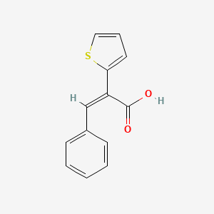 molecular formula C13H10O2S B2454864 (2E)-3-phenyl-2-thien-2-ylacrylic acid CAS No. 104314-03-6