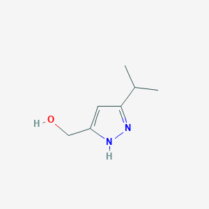 molecular formula C7H12N2O B2454884 5-Isopropyl-1H-pyrazole-3-methanol CAS No. 493038-56-5