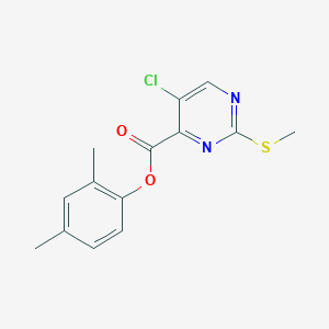 2,4-Dimethylphenyl 5-chloro-2-(methylsulfanyl)pyrimidine-4-carboxylate