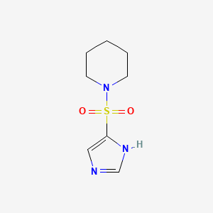 molecular formula C8H13N3O2S B2454920 1-(1H-imidazol-5-ylsulfonyl)piperidine CAS No. 913488-35-4