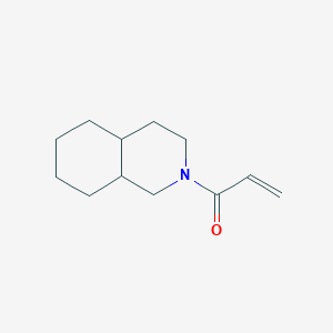 molecular formula C12H19NO B2454931 1-(Decahydroisoquinolin-2-yl)prop-2-en-1-one CAS No. 1156926-61-2