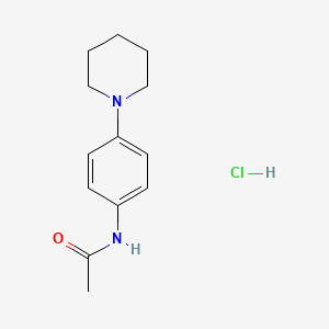 molecular formula C13H19ClN2O B2454948 N-Acetyl 4-piperidinoaniline hcl CAS No. 1820666-52-1