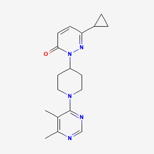 6-Cyclopropyl-2-[1-(5,6-dimethylpyrimidin-4-yl)piperidin-4-yl]pyridazin-3-one