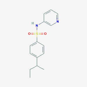 molecular formula C15H18N2O2S B245497 4-sec-butyl-N-(3-pyridinyl)benzenesulfonamide 