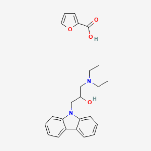molecular formula C24H28N2O4 B2454973 1-(9H-carbazol-9-yl)-3-(diethylamino)propan-2-ol furan-2-carboxylate CAS No. 479542-41-1