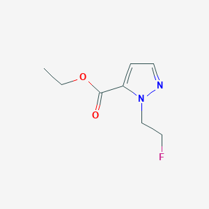 molecular formula C8H11FN2O2 B2454977 1-(2-氟乙基)-1H-吡唑-5-羧酸乙酯 CAS No. 1198437-41-0