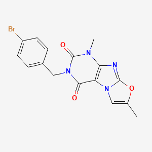 3-(4-bromobenzyl)-1,7-dimethyloxazolo[2,3-f]purine-2,4(1H,3H)-dione