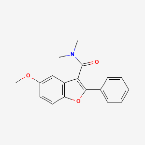 5-methoxy-N,N-dimethyl-2-phenyl-1-benzofuran-3-carboxamide