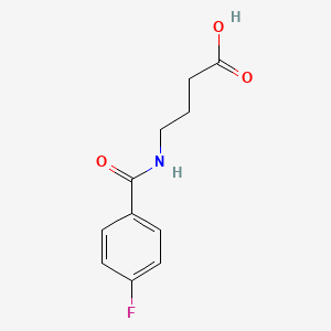 4-[(4-Fluorophenyl)formamido]butanoic acid