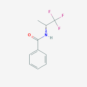 molecular formula C10H10F3NO B2455151 (R)-N-(1,1,1-Trifluoropropan-2-yl)benzamide CAS No. 1998156-24-3