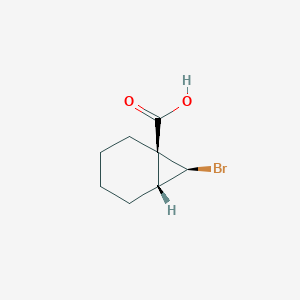 (1S,6R,7S)-7-Bromobicyclo[4.1.0]heptane-1-carboxylic acid