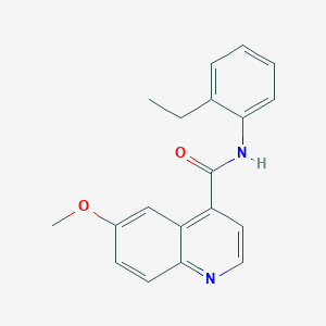 molecular formula C19H18N2O2 B2455169 N-(2-ethylphenyl)-6-methoxyquinoline-4-carboxamide CAS No. 2415603-27-7