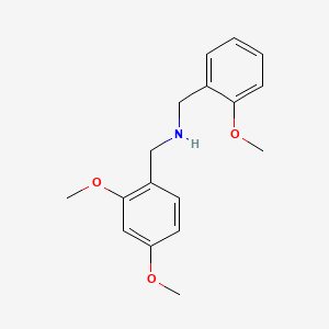 molecular formula C17H21NO3 B2455185 1-(2,4-dimethoxyphenyl)-N-(2-methoxybenzyl)methanamine CAS No. 1047670-11-0